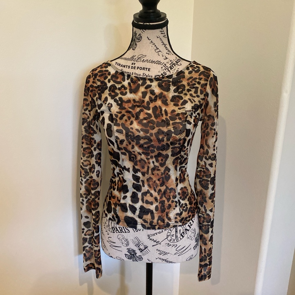 &other stories leopard top